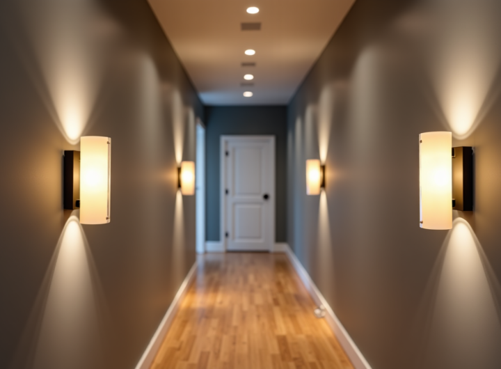 Quels luminaires choisir pour éclairer un couloir sombre