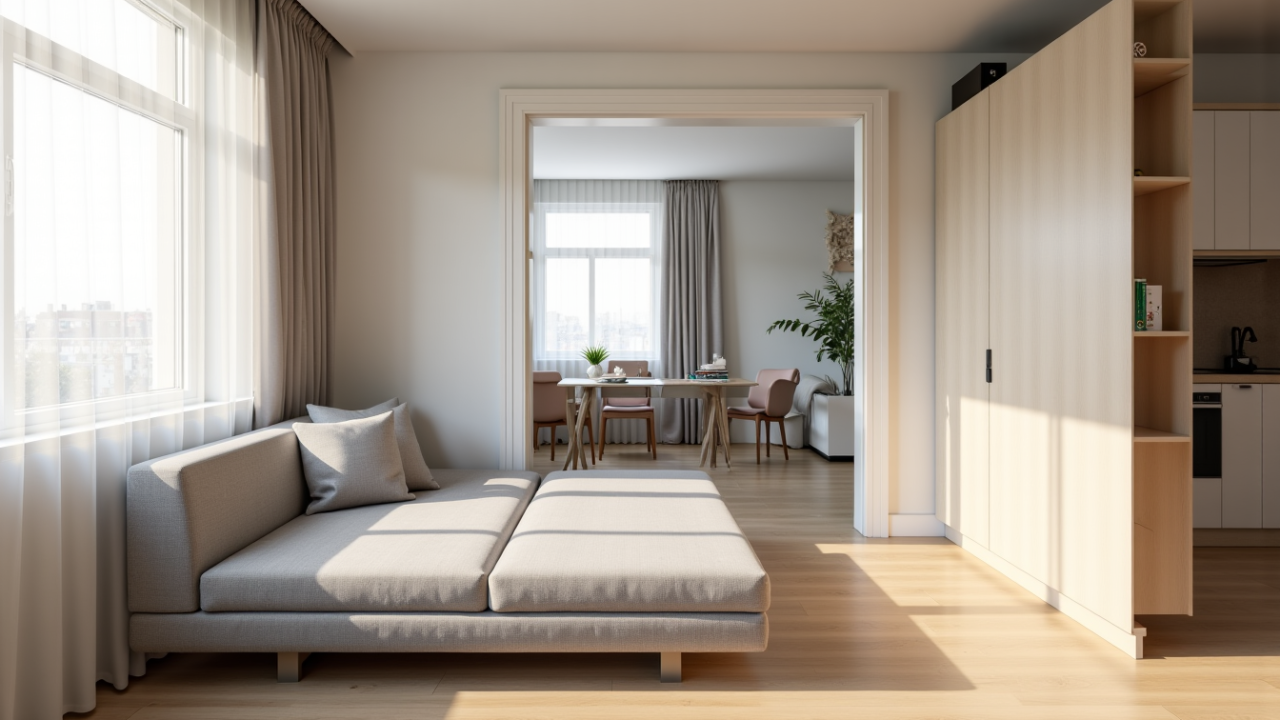 Mobilier modulable : quelles solutions pour un studio de 25 m²