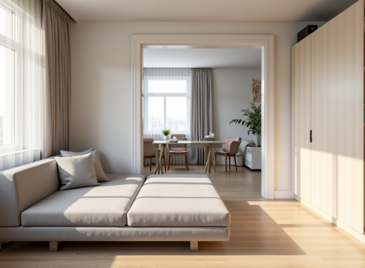 Mobilier modulable : quelles solutions pour un studio de 25 m²