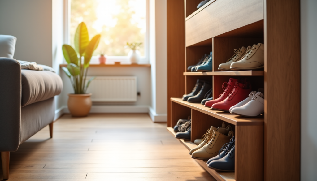 Construire un rangement à chaussures adapté aux petits espaces